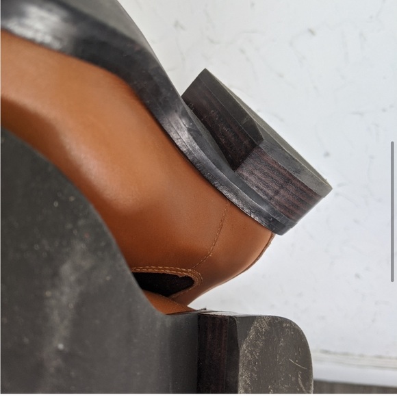 Cole Haan Nike Air Evan tan leather Chelsea boots - Picture 5 of 14